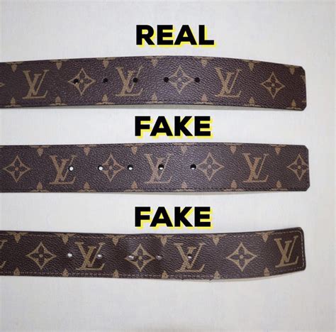 supreme louis vuitton belt real vs fake